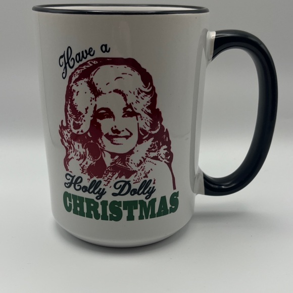 Holly Dolly Christmas Mug Dolly Parton - Picture 3 of 13
